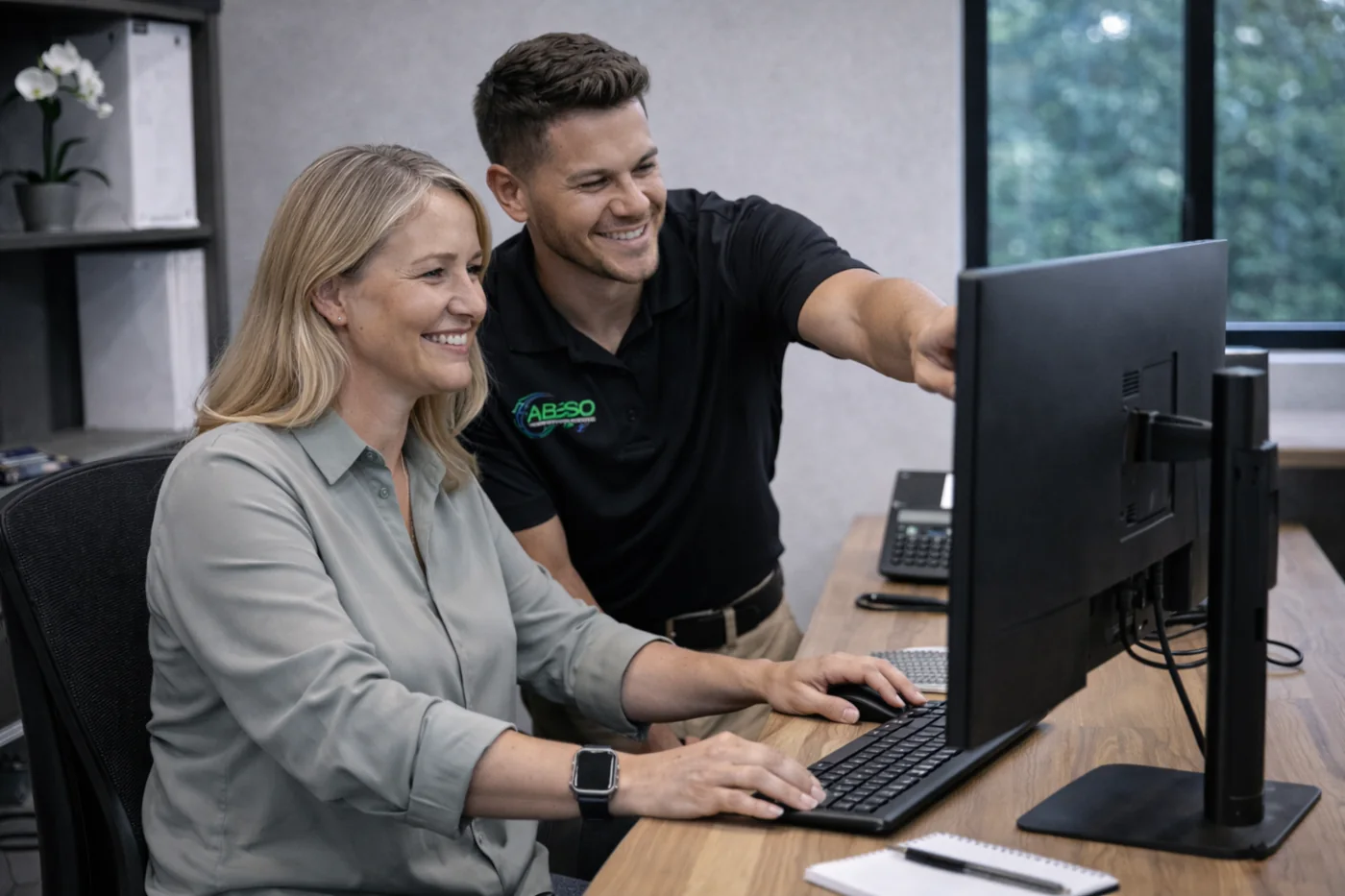 ABSO Technologies supporting a business client in the Greater Sacramento region