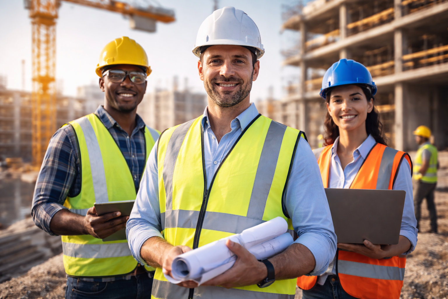 Construction teams relying on connected technology and jobsite support