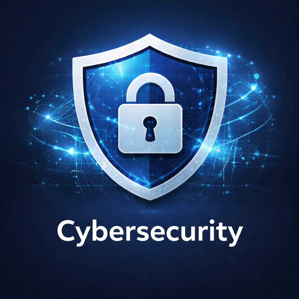 Cybersecurity services icon for business protection